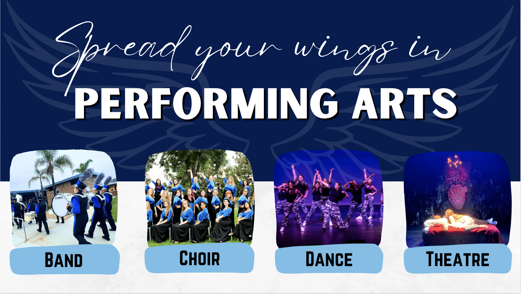 Spread your wings in performing arts
