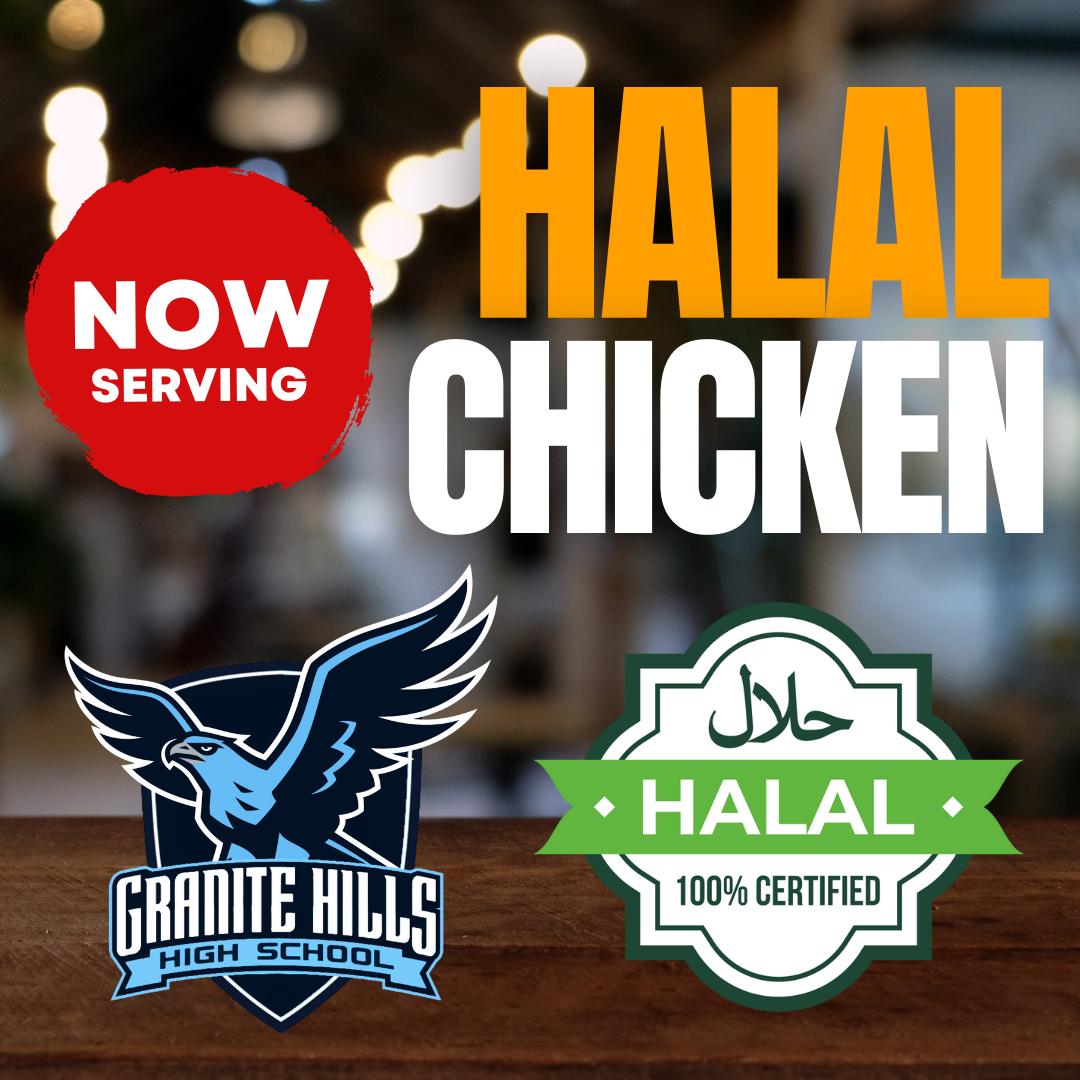 Now Serving Halal Chicken