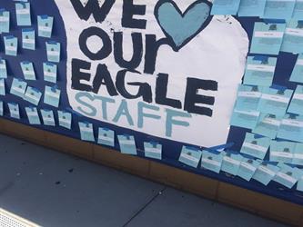 We Love Our Eagle Staff