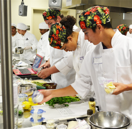 Culinary Arts - Students Cooking